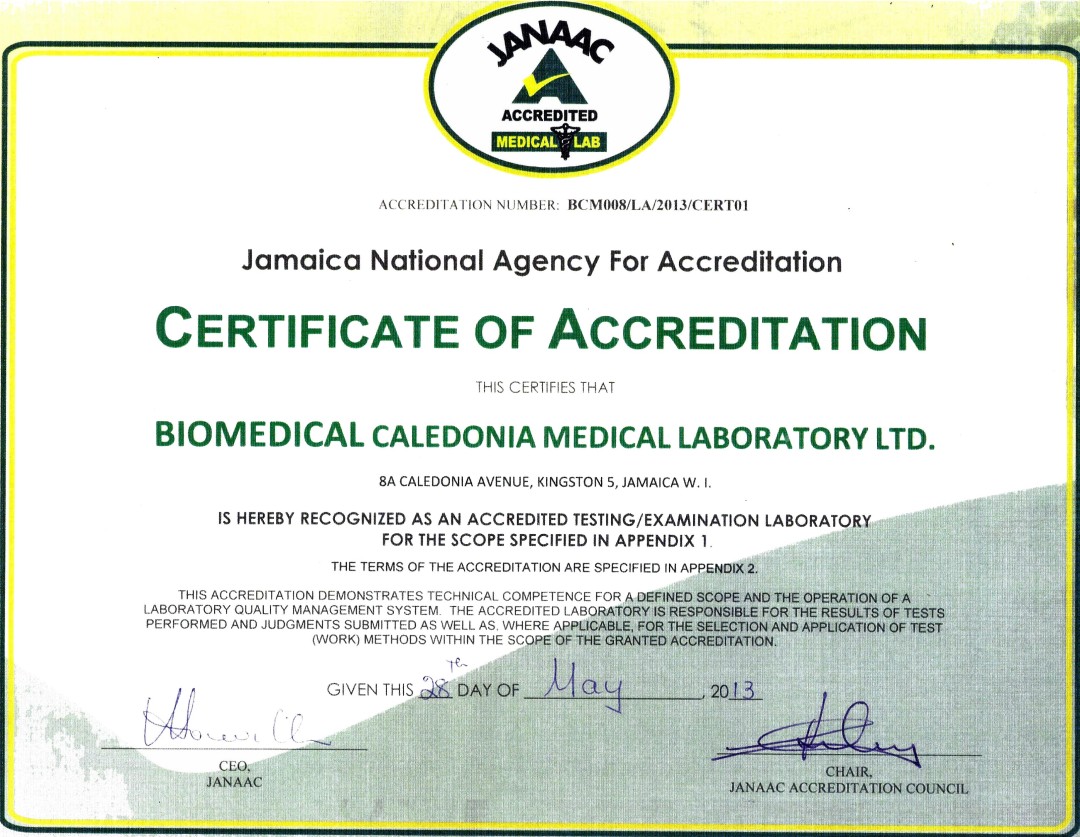 About Us Caledonia Medical Lab Ltd
